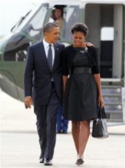 Us President Barack Obama and First Lady